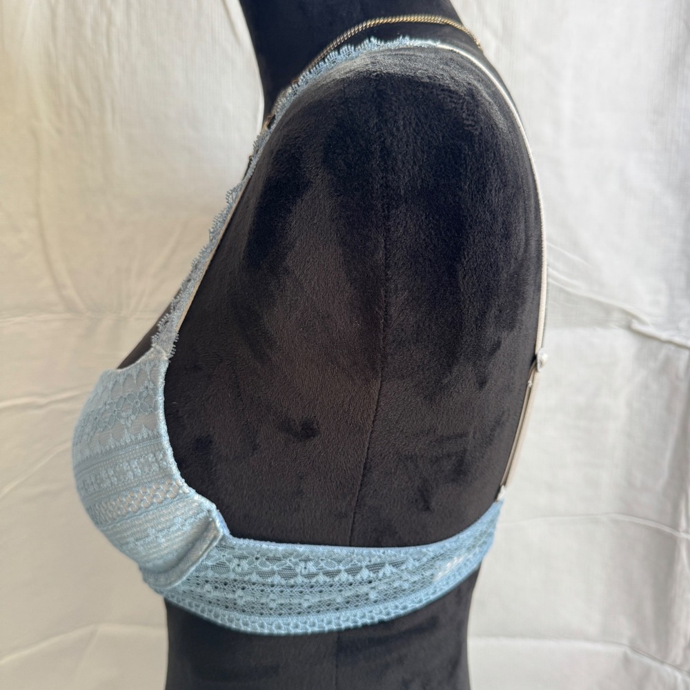 Victoria's Secret Women's Light Blue Lace Push Up Bra 34A 361739-B4M - Picture 4 of 7